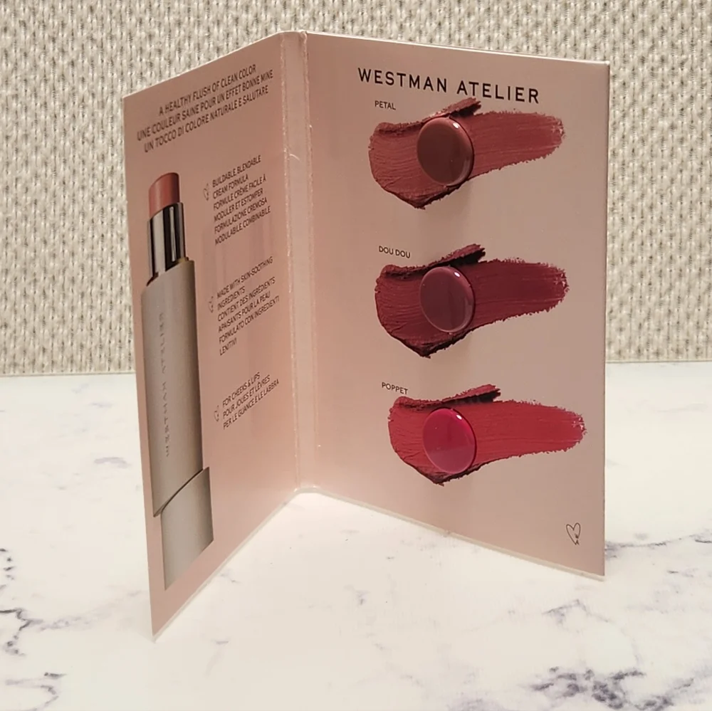 Westman Atelier Baby Cheeks Blush Stick Trial Petal Dou Dou Poppet